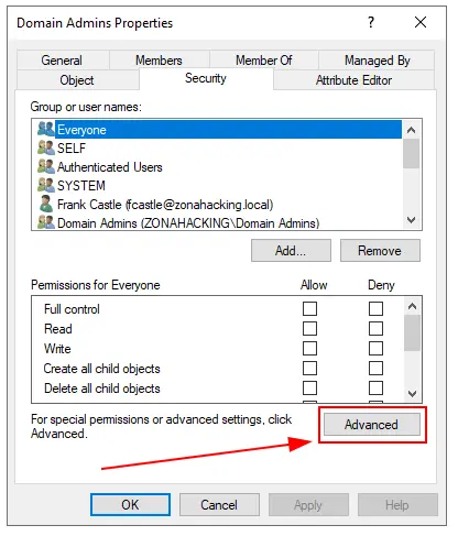 Propiedades avanzadas