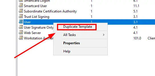 AD CS - Duplicate Template